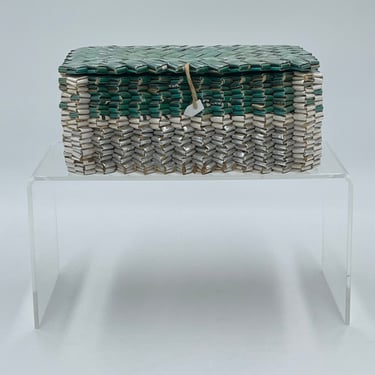 50's Prison Art Ciggie Wrapper Jewelry Box