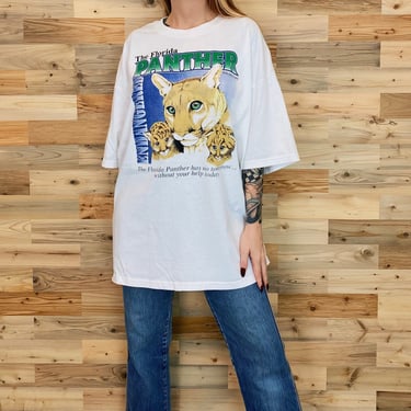 Florida Panther Endangered Species Tee Shirt 
