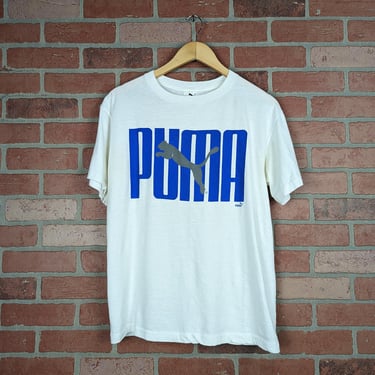 Vintage 80s Puma Athletics ORIGINAL Promo Tee - Large 