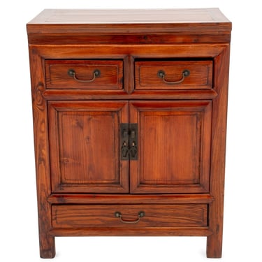 Chinese Cedar Two-Door Cabinet