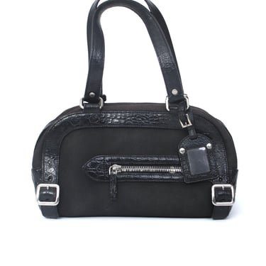 Prada Vitello Zipper Buckle Bag