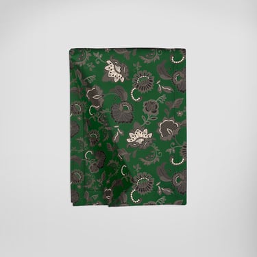 Emerald Legacy Lace Table Runner - Mid Cotton Twill