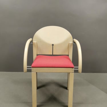 1 of 6 Dining Vintage Chair by Arno Votteler for Bisterfeld & Weiss, 1980s 