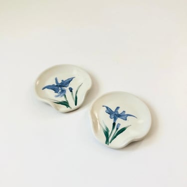 Iris Studio Pottery Spoon Rests - Set of 2 