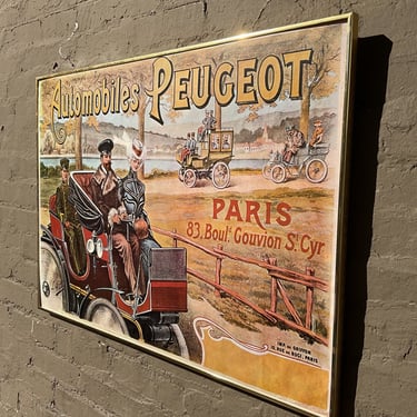 Peugeot Poster, No Glass