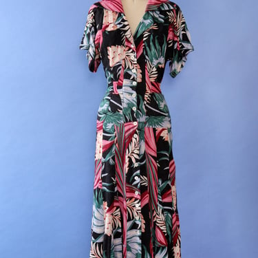 Karen Alexander Lost in the Tropics Flare Dress XS/S