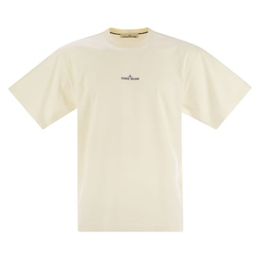 Stone Island Men Short-Sleeved T-Shirt In Cotton Jersey