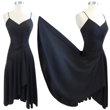 Vintage 70s 80s Spaghetti Strap Black Disco Era | Pinup Dresses - San  Diego, CA | ATTIC