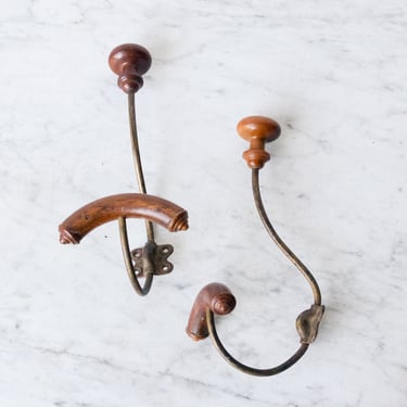 Pair of Vintage Coat Hooks