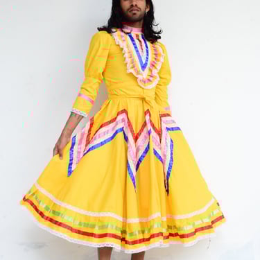 Vintage Mexican Dress 