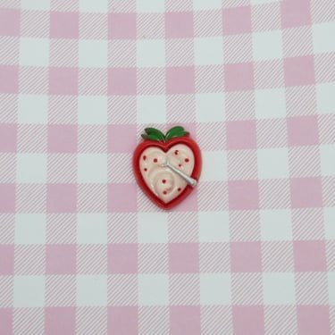 Strawberry Hair Clip Cute Kawaii Food Barrette Yogurt Ice Cream 