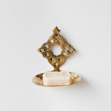 Moroccan Brass Soap Dish