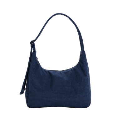Mini Nylon Shoulder Bag - Navy