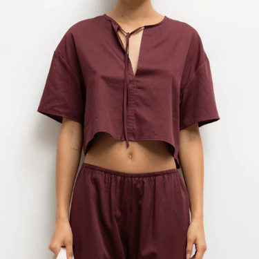 Yoko Short Sleeve Tie Shirt