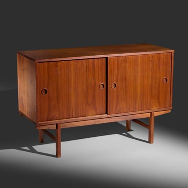 Yngve Ekstrom teak credenza for Dux Sweden, 1960s