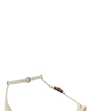 Gucci Women Chalk Leather Sandals