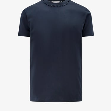 Valentino Man T-Shirt Man Blue T-Shirts