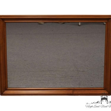 HEYWOOD WAKEFIELD Solid Hard Rock Maple Colonial Early American Style 46" Dresser / Wall Mirror 