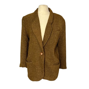 MM by Krizia Wool Boucle Nubby Knit Jacket 