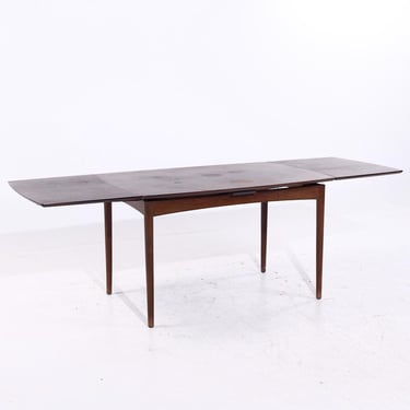 Sorø Stolefabrik Mid Century Danish Rosewood Hidden Leaf Expanding Dining Table - mcm 