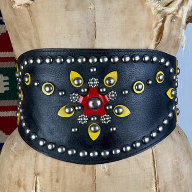 HARLEY DAVIDSON Vintage 40s 50s Black Leather Studded | Love  display picture 3