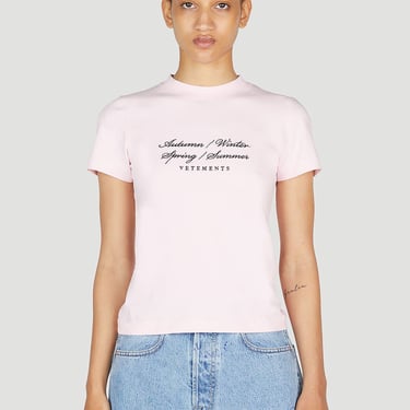 Vetements Women Four Seasons T-Shirt