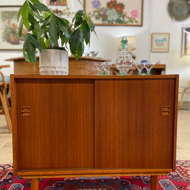 Mid Century Danish Teak Two-Door Credenza