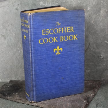 Escoffier Cook Book by Auguste Escoffier, 1941 Vintage Cookbook | Classic French Cookbook | Bixley Shop 