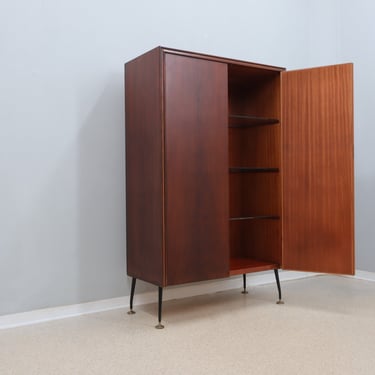 Mid century teak bar cabinet 1950s 